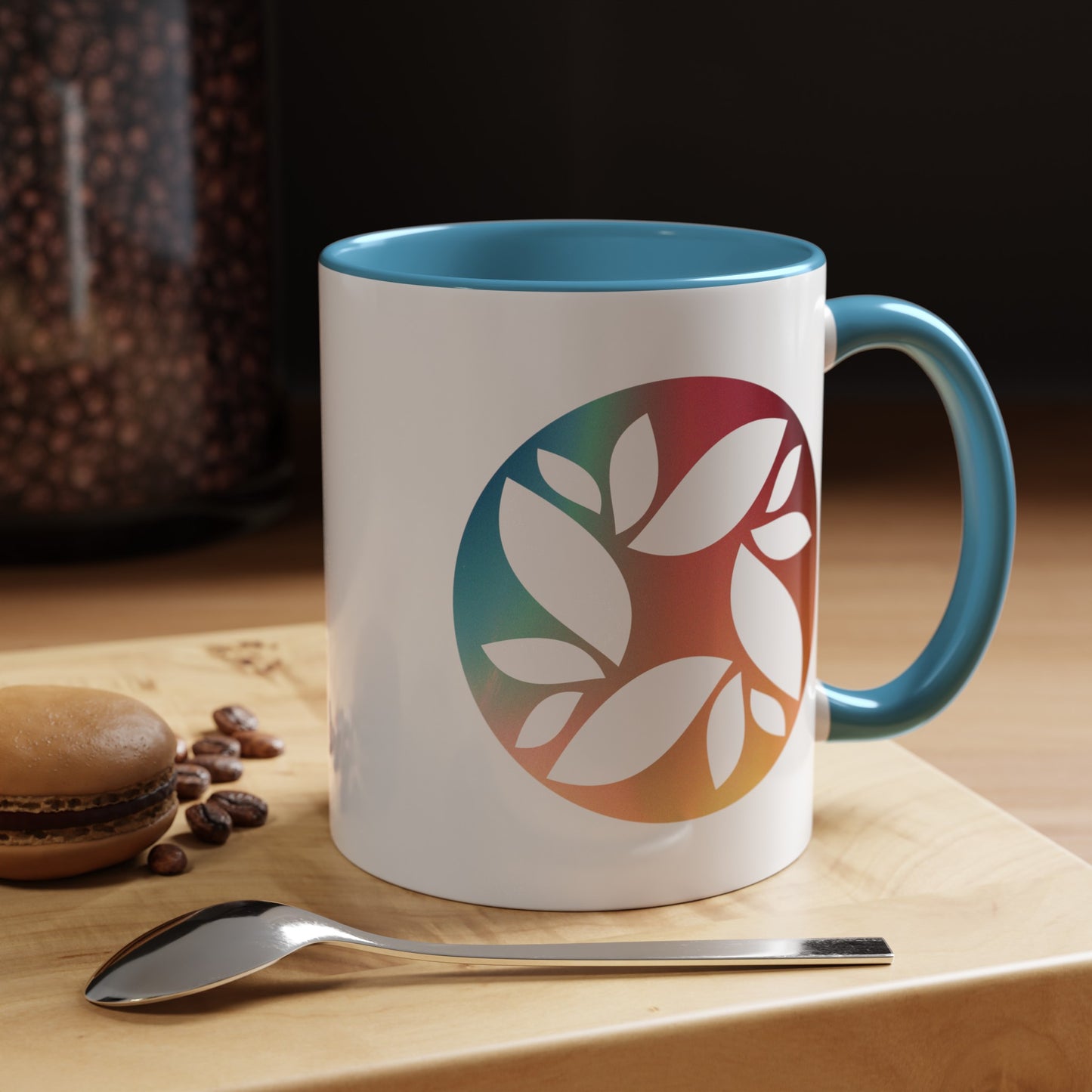 "Logo Gradient" Accent Coffee Mug (11, 15oz)
