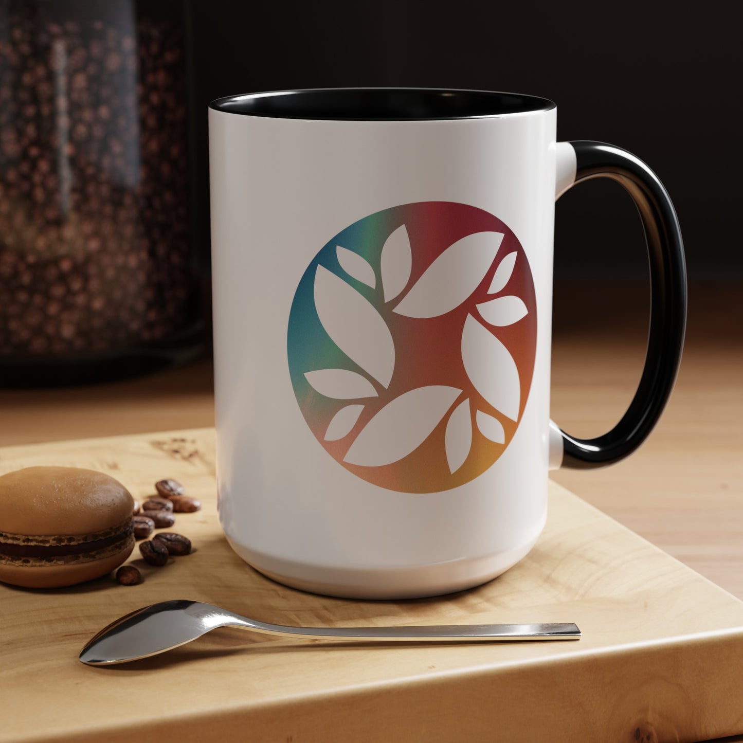 "Logo Gradient" Accent Coffee Mug (11, 15oz)