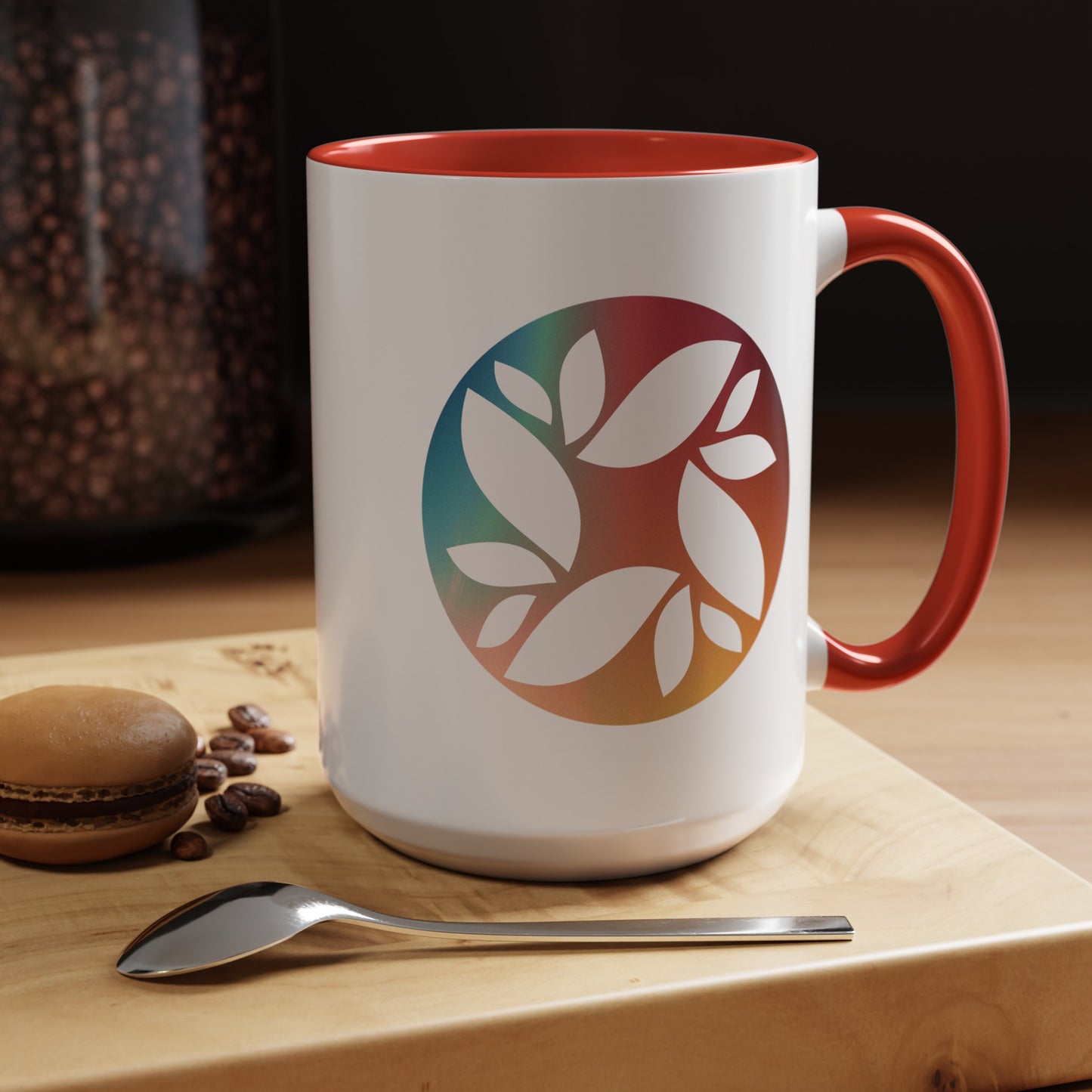 "Logo Gradient" Accent Coffee Mug (11, 15oz)