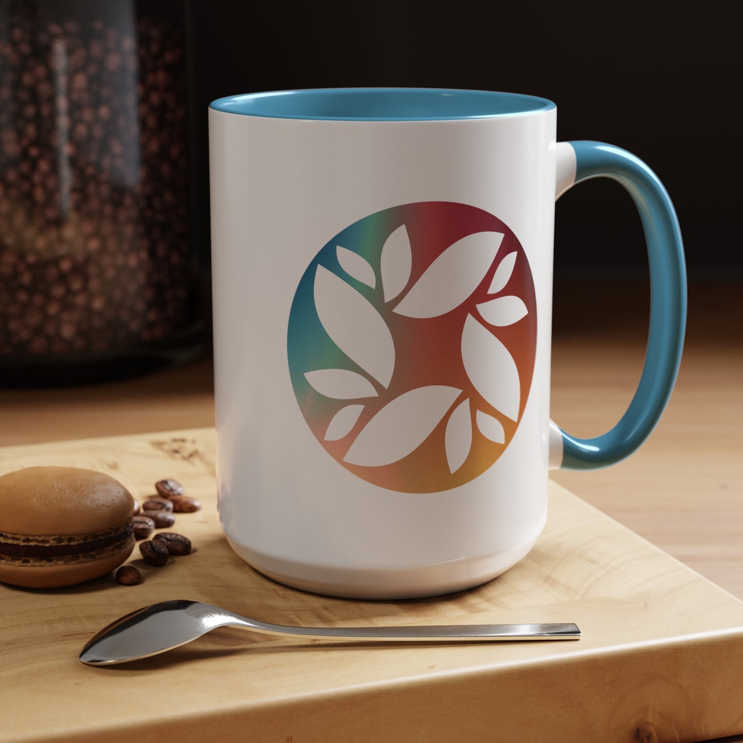 "Logo Gradient" Accent Coffee Mug (11, 15oz)