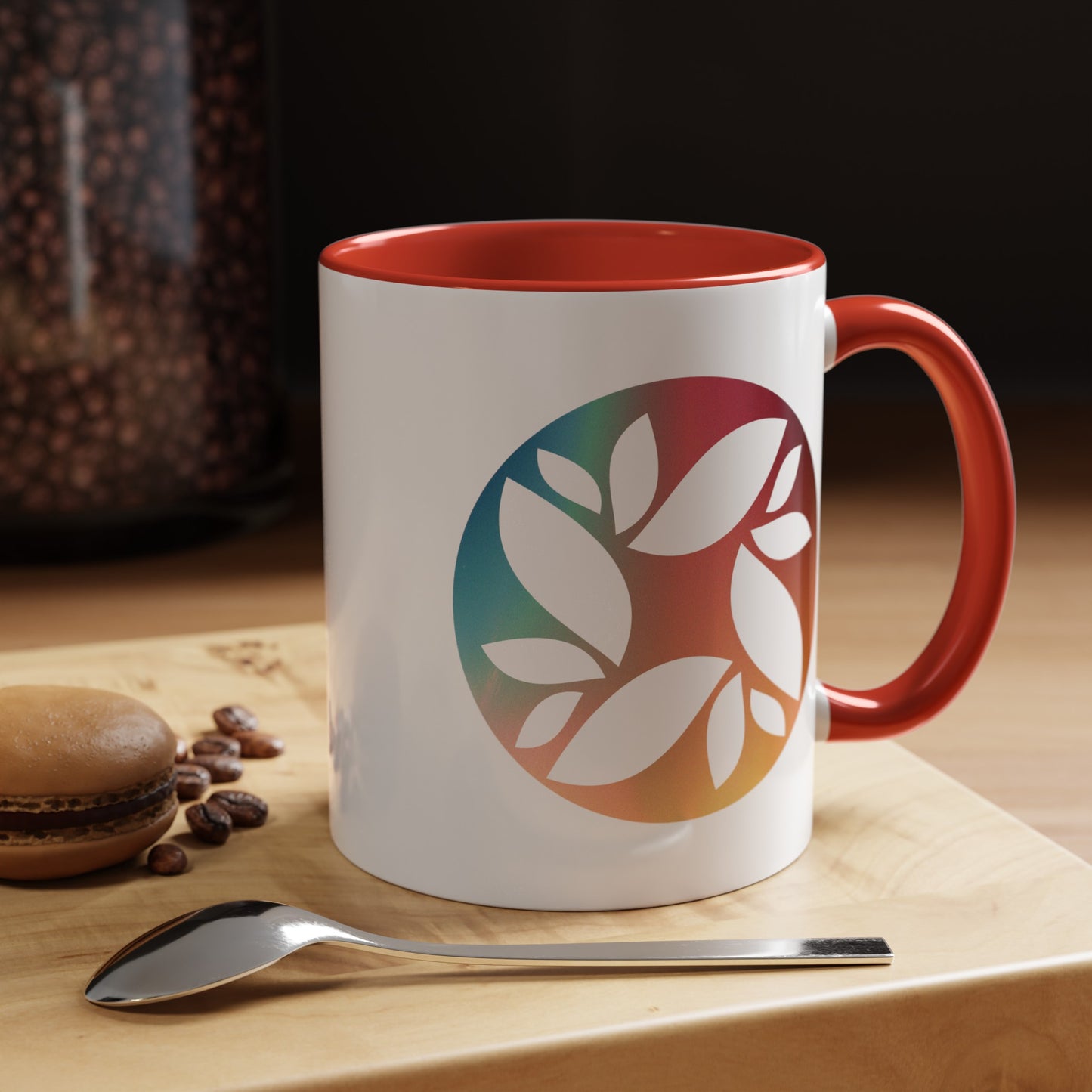 "Logo Gradient" Accent Coffee Mug (11, 15oz)