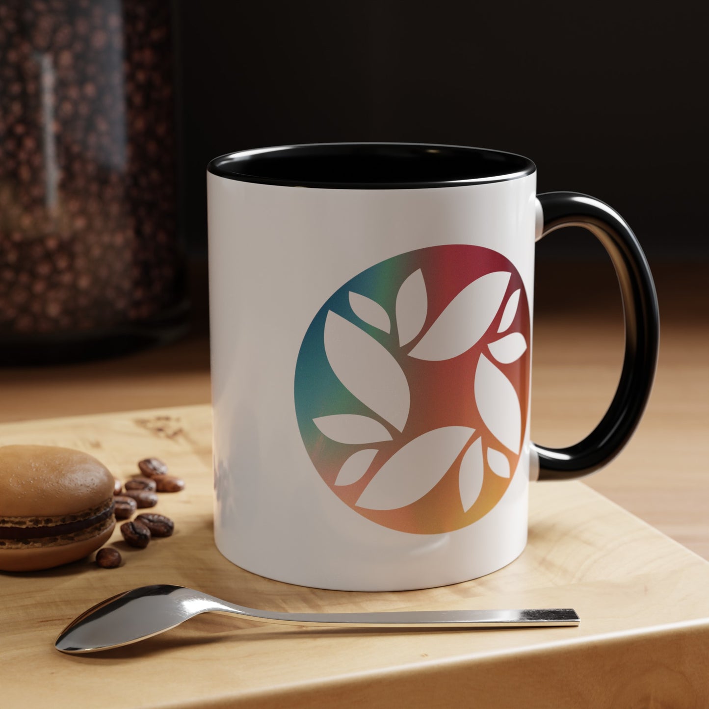 "Logo Gradient" Accent Coffee Mug (11, 15oz)