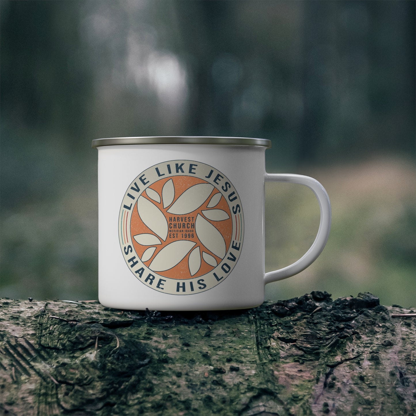 "HC Badge" Enamel Camping Mug