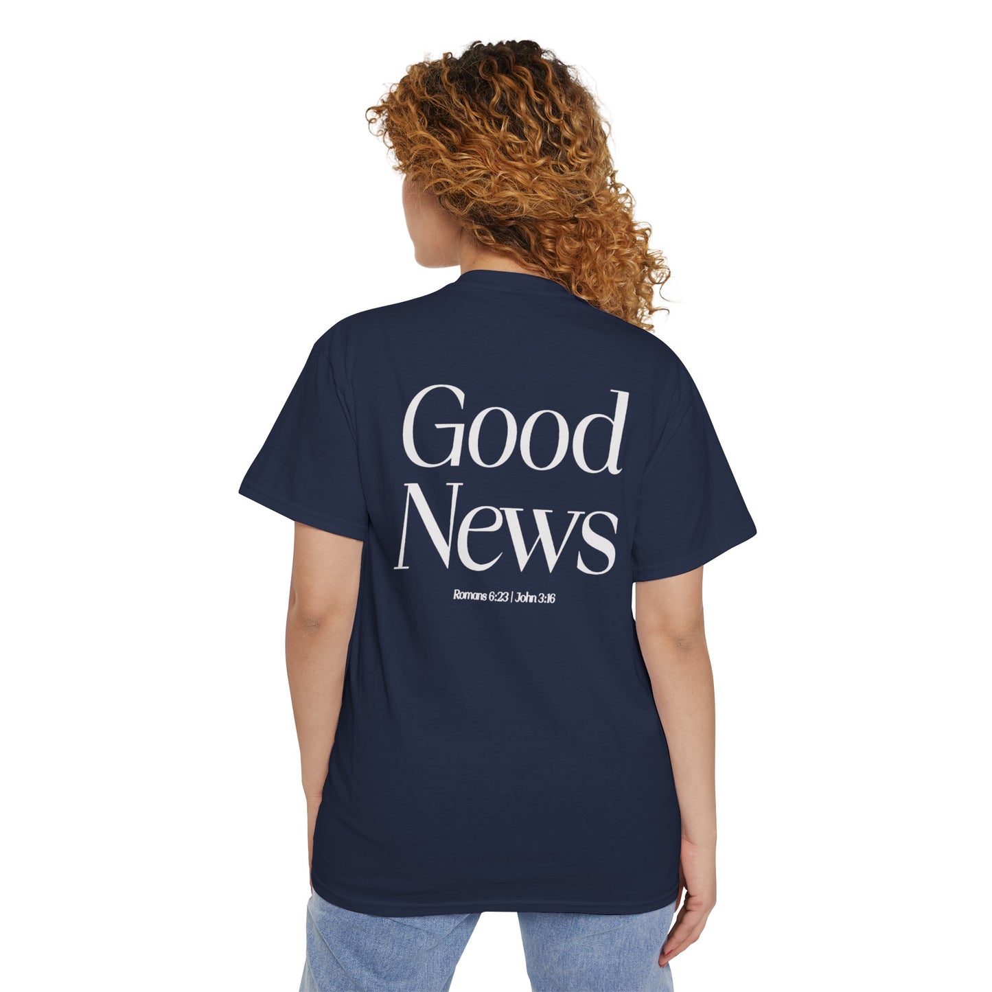 "Good News" Pocket Tee | Unisex Heavy Cotton