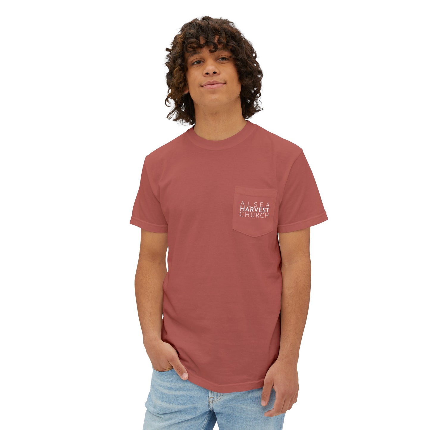 Oregon Church Plant "Alsea Harvest" Unisex Garment-Dyed Pocket T-Shirt