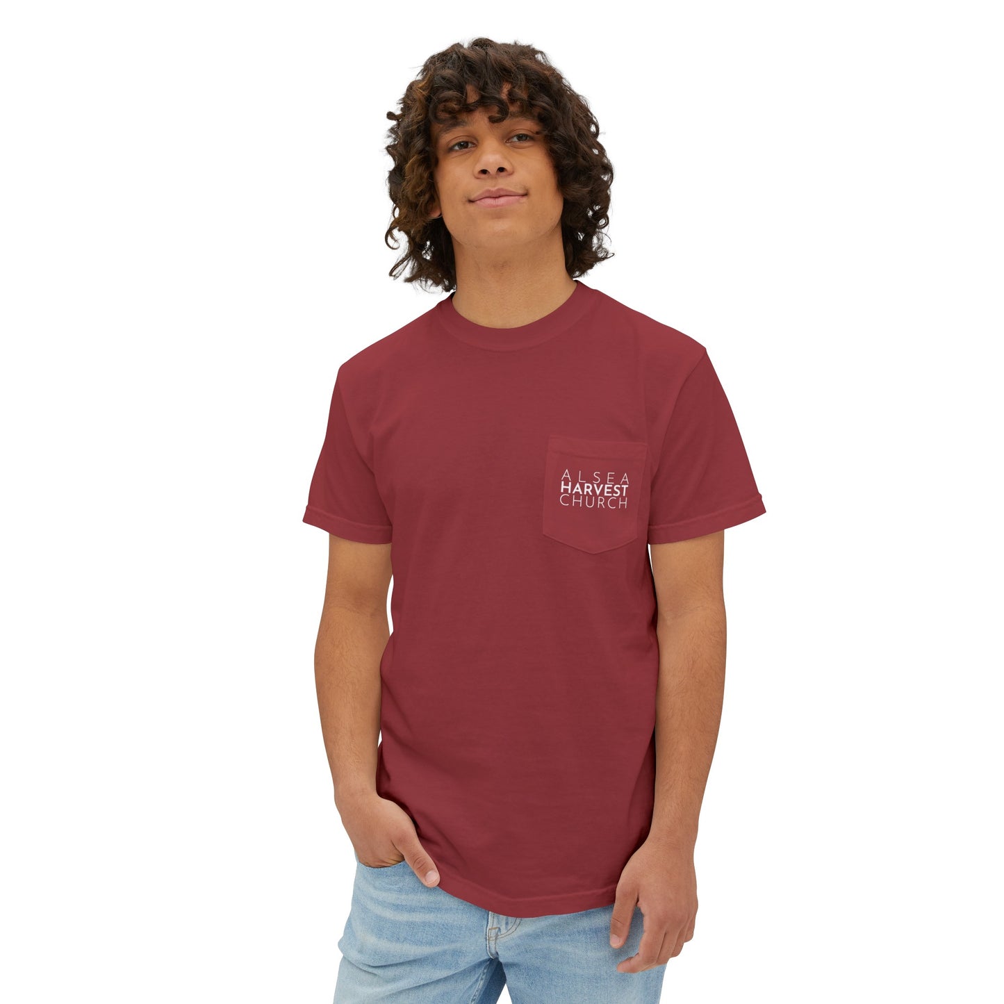 Oregon Church Plant "Alsea Harvest" Unisex Garment-Dyed Pocket T-Shirt