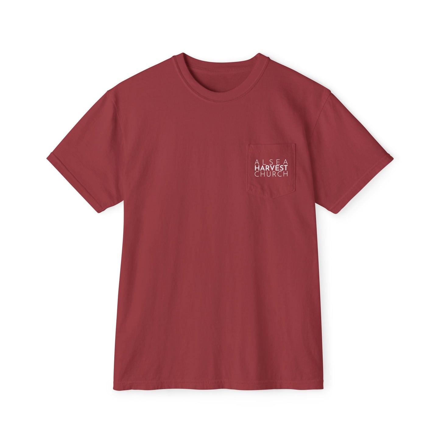 Oregon Church Plant "Alsea Harvest" Unisex Garment-Dyed Pocket T-Shirt