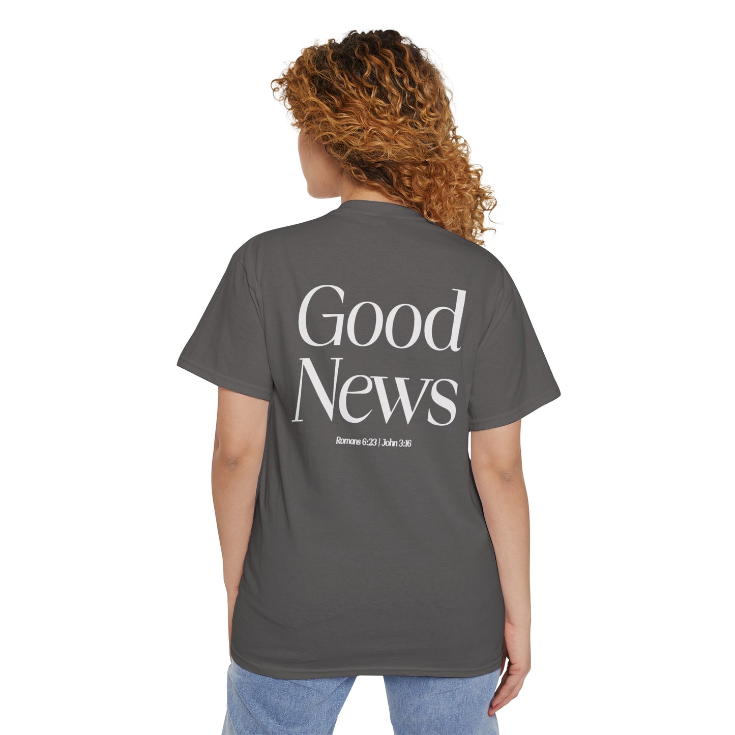 "Good News" Pocket Tee | Unisex Heavy Cotton