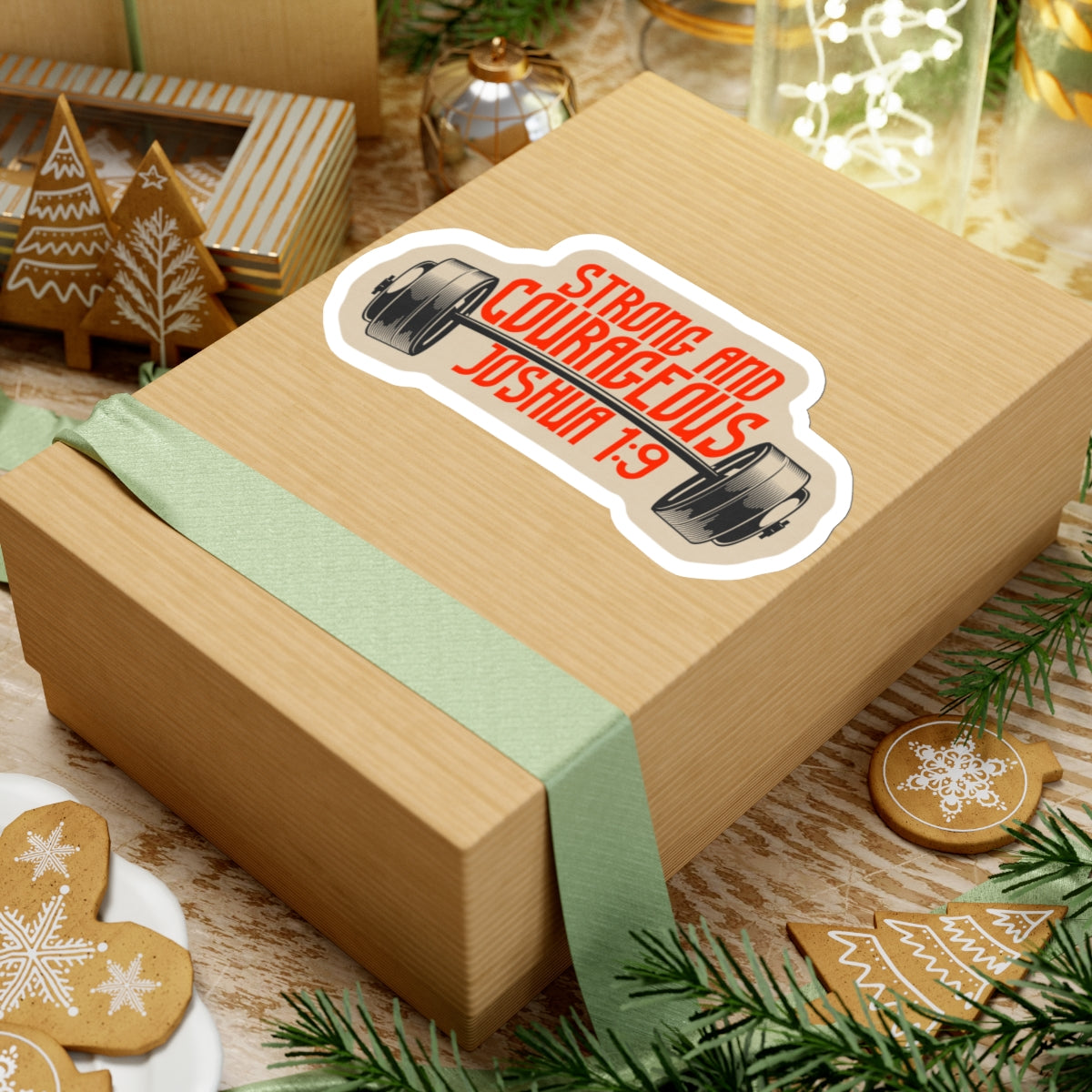 Sticker "Strong & Courageous" | Kiss-Cut Sticker