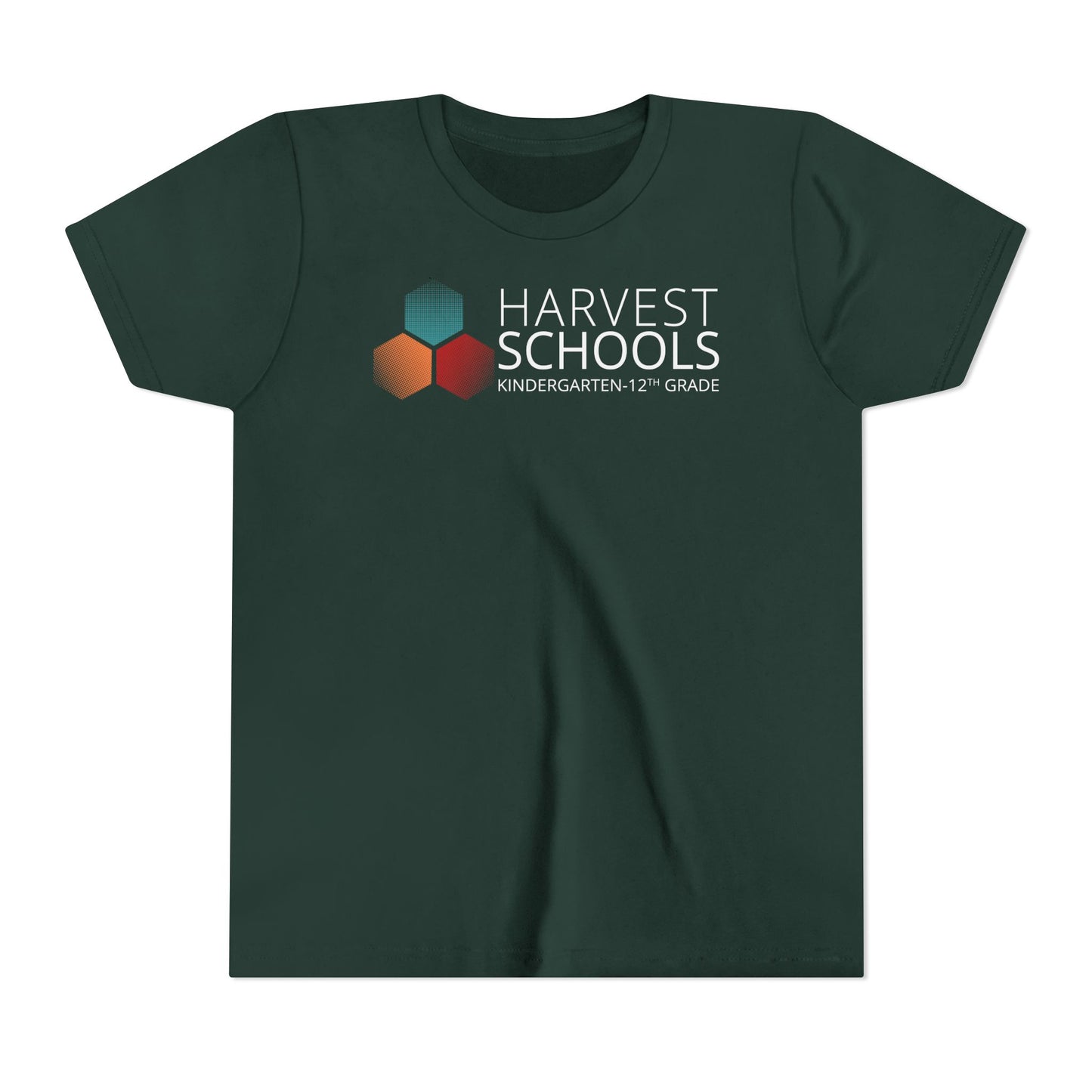 "Harvest Schools" Youth Short Sleeve Tee - Comfortable School Spirit Wear