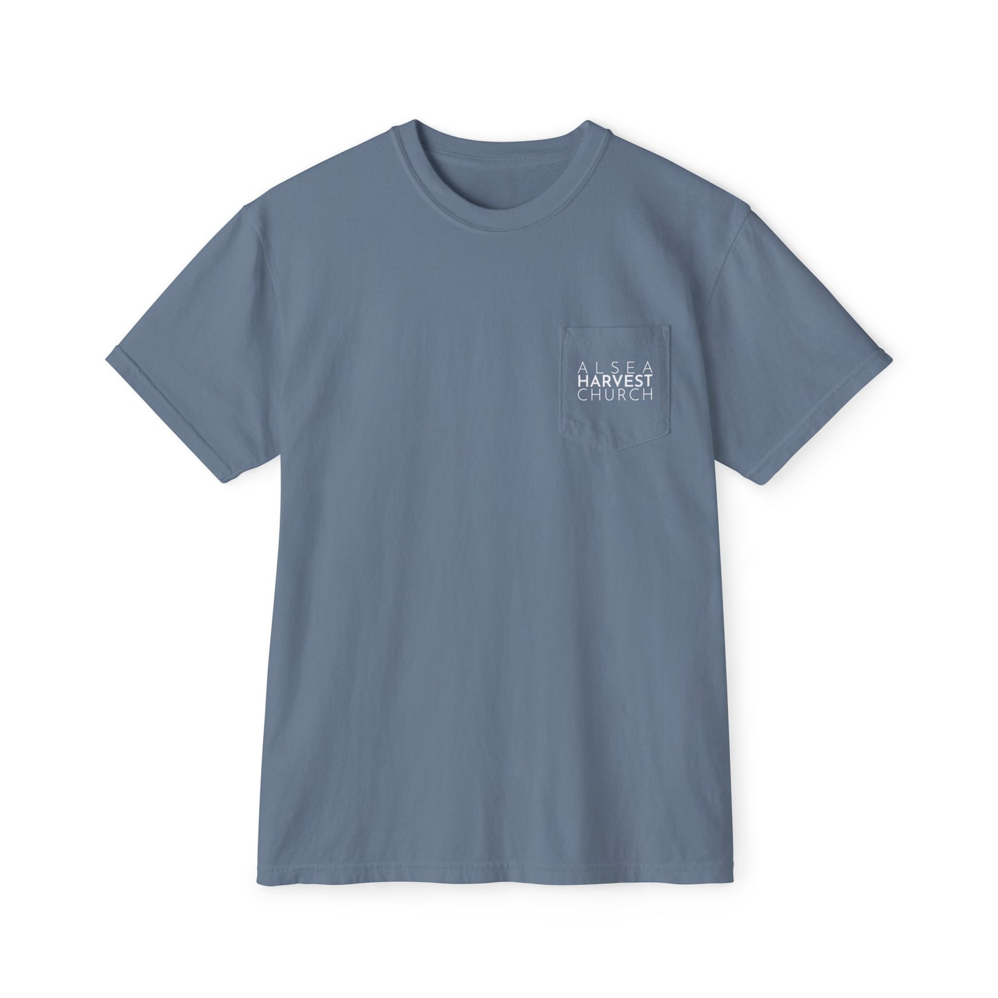 Oregon Church Plant "Alsea Harvest" Unisex Garment-Dyed Pocket T-Shirt