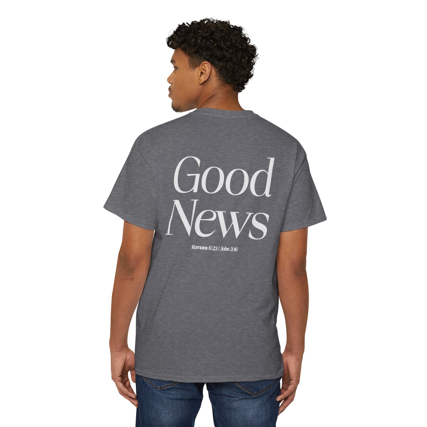 "Good News" Pocket Tee | Unisex Heavy Cotton