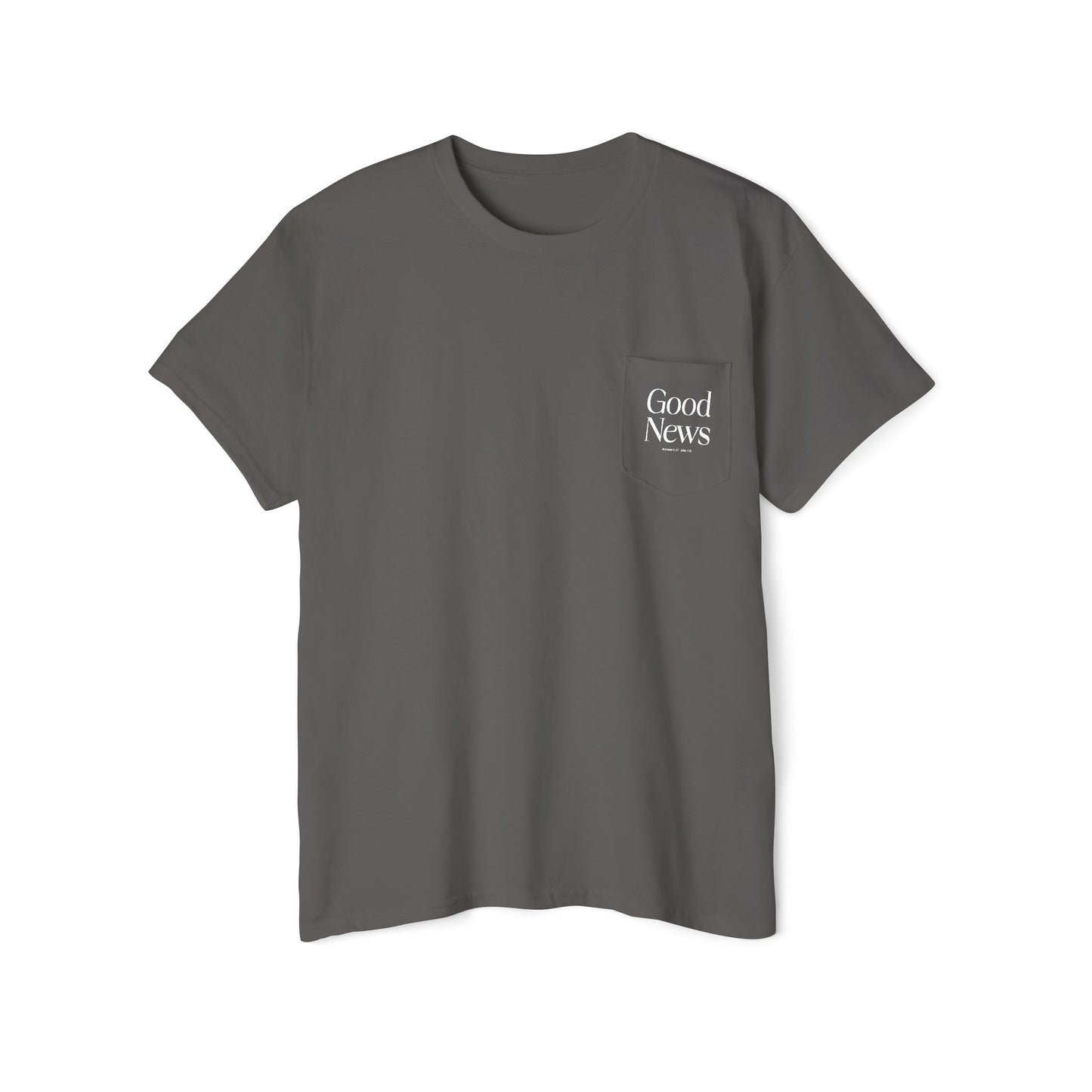 "Good News" Pocket Tee | Unisex Heavy Cotton