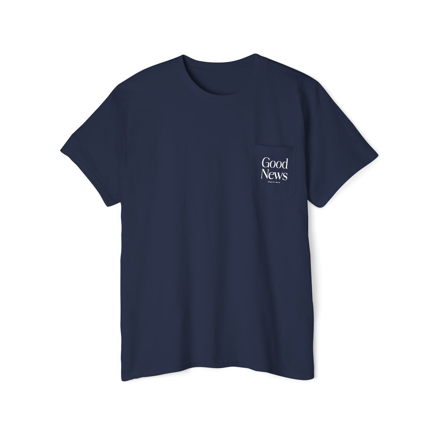 "Good News" Pocket Tee | Unisex Heavy Cotton