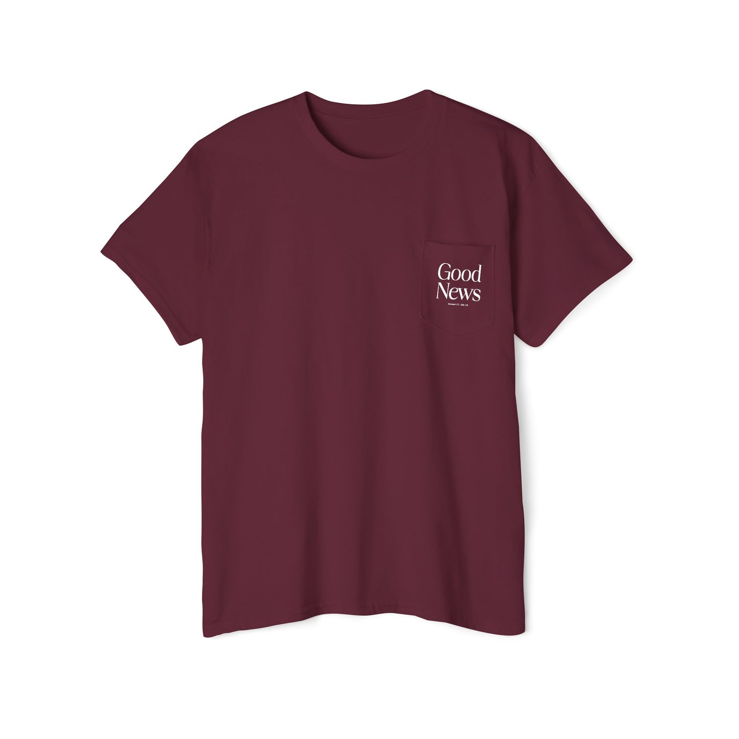 "Good News" Pocket Tee | Unisex Heavy Cotton