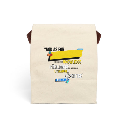 Harvest Schools Canvas Lunch Bag With Strap | Daniel 1:17