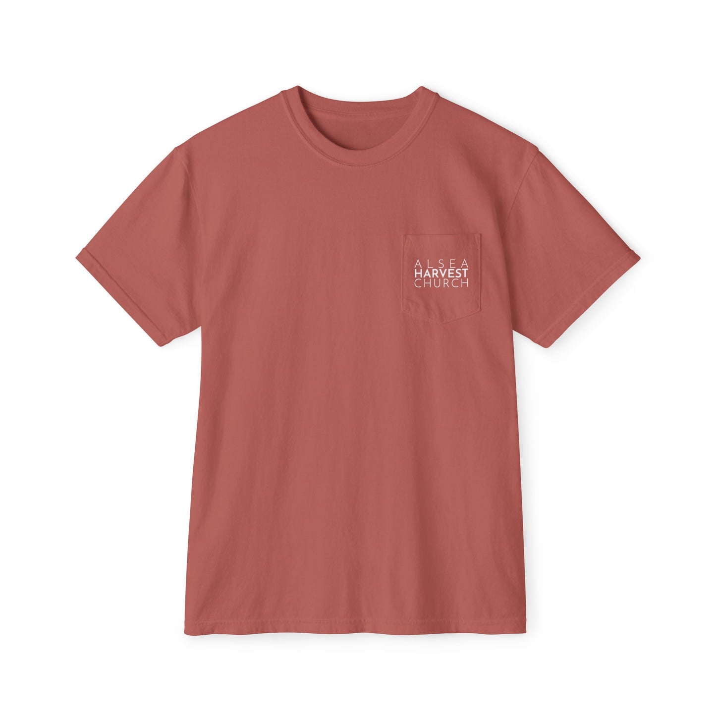 Oregon Church Plant "Alsea Harvest" Unisex Garment-Dyed Pocket T-Shirt