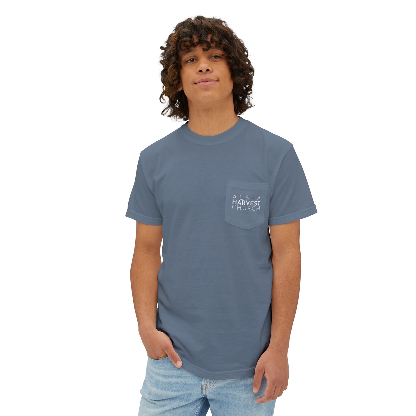 Oregon Church Plant "Alsea Harvest" Unisex Garment-Dyed Pocket T-Shirt