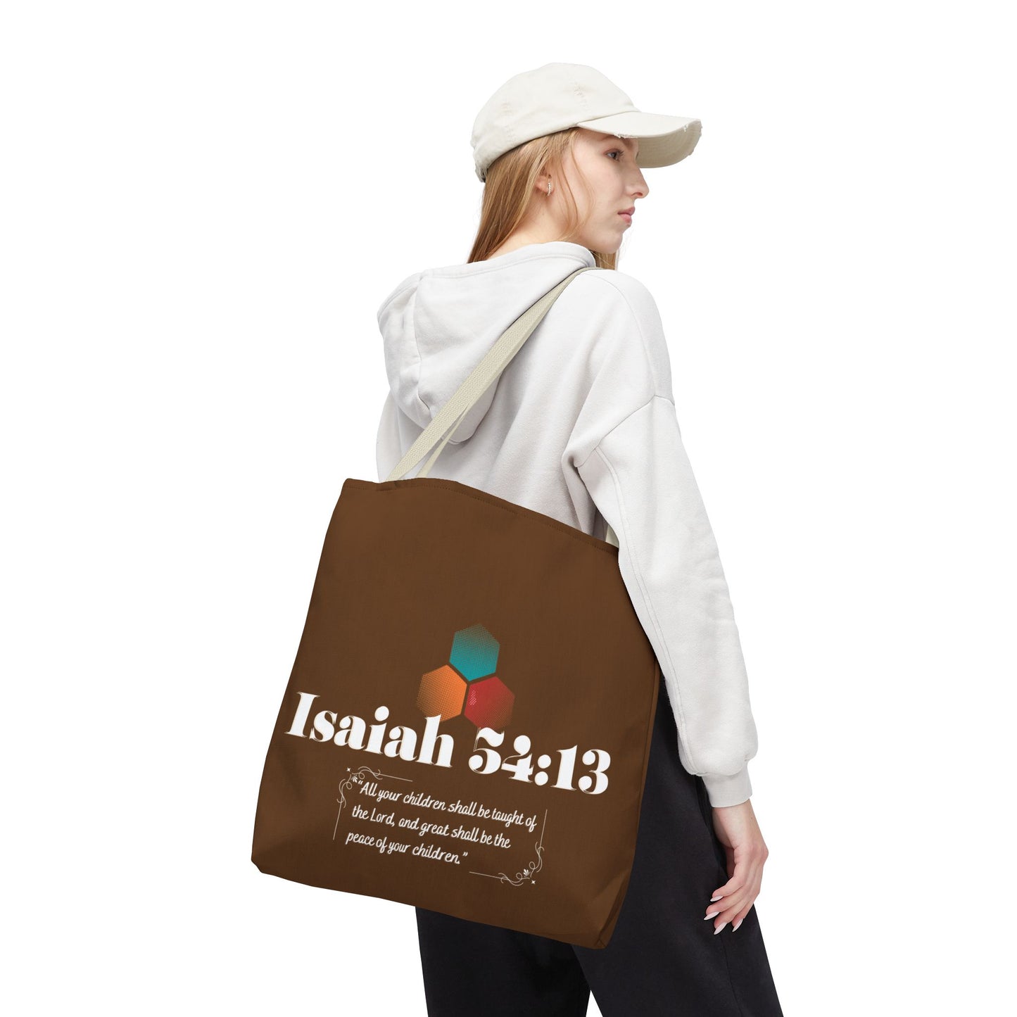 Harvest Schools Tote Bag (AOP) Isaiah 54:13