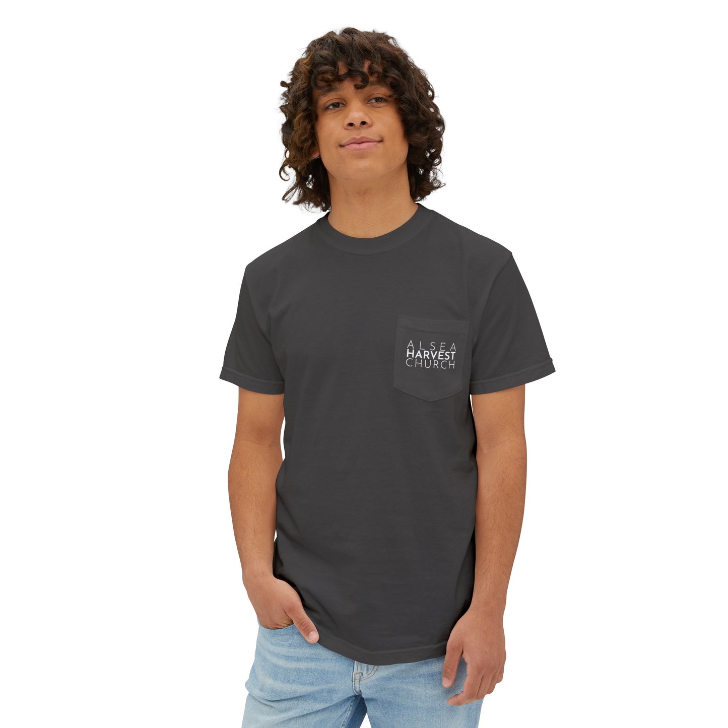 Oregon Church Plant "Alsea Harvest" Unisex Garment-Dyed Pocket T-Shirt